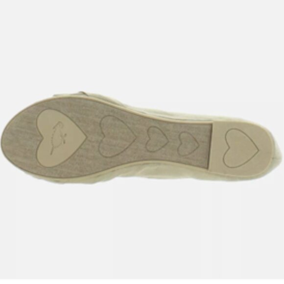 ❌SOLD OUT❌ NIB [Rocket Dog] Myrna Thai Silk Slip-On Beige Ballet Flats - Picture 5 of 11